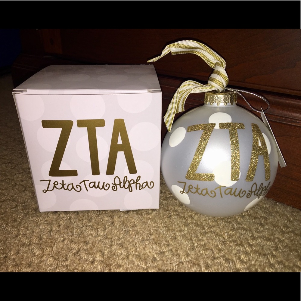 ΖΤΑ Glass Ornament